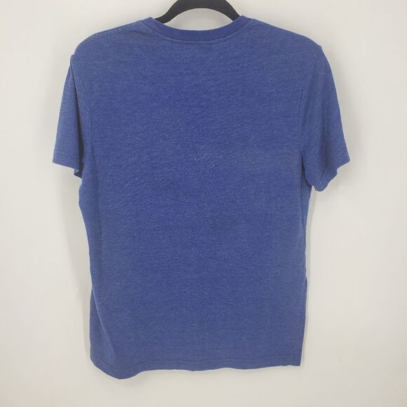 Guess Blue Graphic Design Crew Neck Short Sleeve T-shirt Size M - Picture 7 of 7